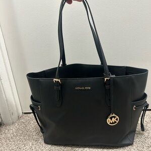 Michael Kors Black Leather Tote